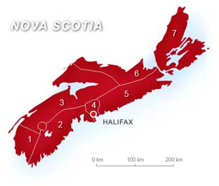 map of nova scotia